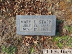 Mary E "bettie Mae" Leslie Stapp