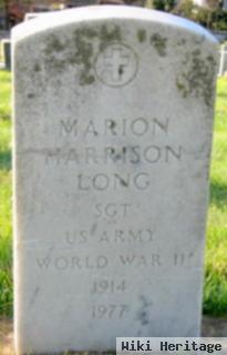 Sgt Marion Harrison Long