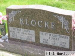 Betty Margaret Goetzinger Klocke