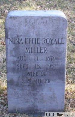 Nina Effie Royall Miller