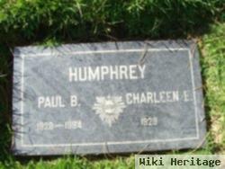 Paul B Humphrey