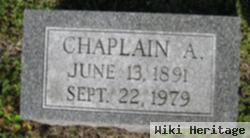 Chaplain A. Spedden