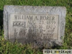 William Admire Rorer