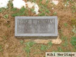 Rose E. Thomas