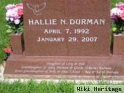 Hallie Nicole Durman