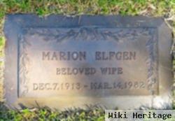 Mrs Marion Agnes Sutton Elfgen