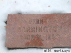 Fern E. Barrington