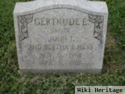 Gertrude E Hess