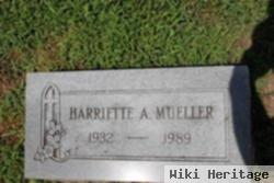 Harriette A Mueller