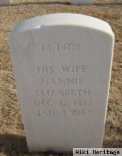 Nannie Elizabeth Reed