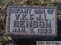 Infant Son Benson