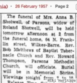 Anna B. Shotwell