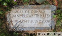 Jayne Elizabeth Hart Hazen