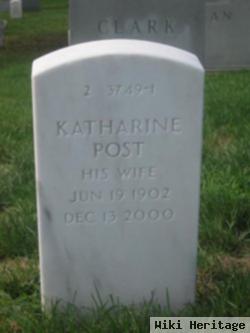 Katharine Post Cavell