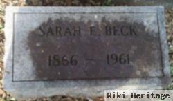 Sarah Eliza Vernon Beck