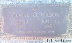 Claire O. Wilson