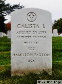 Calista L Paxton