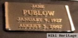 Jane Elizabeth Publow
