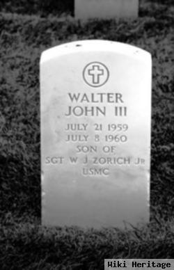 Walter John Zorich, Iii