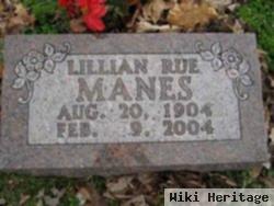 Lillian Rue Kimbrell Manes