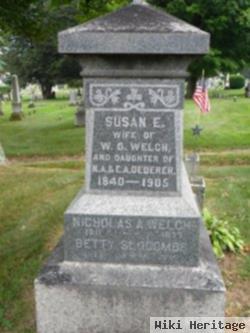 Susan E Dederer Welch