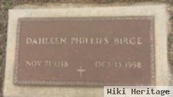 Lillie Dahleen Phillips Birge