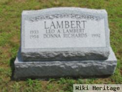 Leo A Lambert