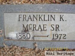 Franklin Kenneth Mcrae, Sr