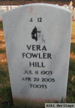 Vera Fowler Hill