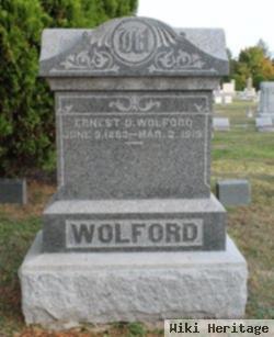 Ernest D Wolford