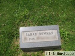 Sarah Bowman