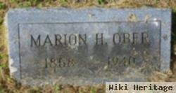 Marion H Ober