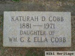 Katurah D Cobb