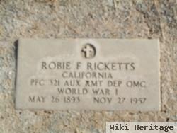 Robie F Ricketts