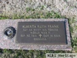 Alberta Ruth Sherrell Frank