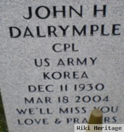 John H Dalrymple