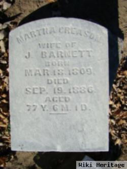 Martha Creason Barnett