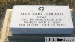 Max Earl Gerard
