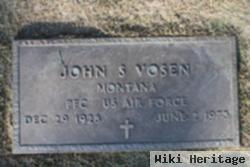 John Sifrin "jack" Vosen