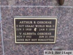 Arthur R Osborne