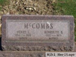 Henry L Mccombs