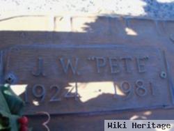 J W "pete" Jordan