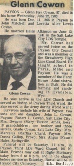 Glenn Fay Cowan