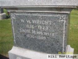 Sarah Maria "sadie" Mckown Wright