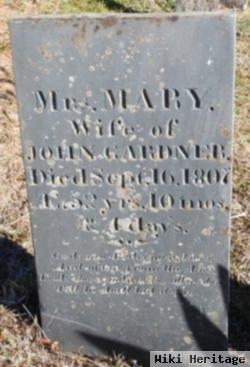 Mary W. Gardner Gardner