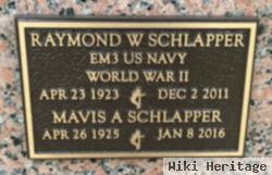 Raymond William "ray" Schlapper