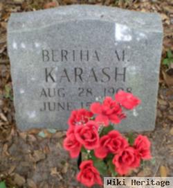 Bertha M. Killian Karash