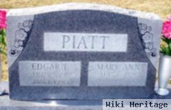 Edgar F Piatt