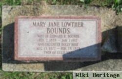 Mary Jane Lowther Bounds