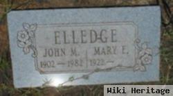 Mary E Elledge